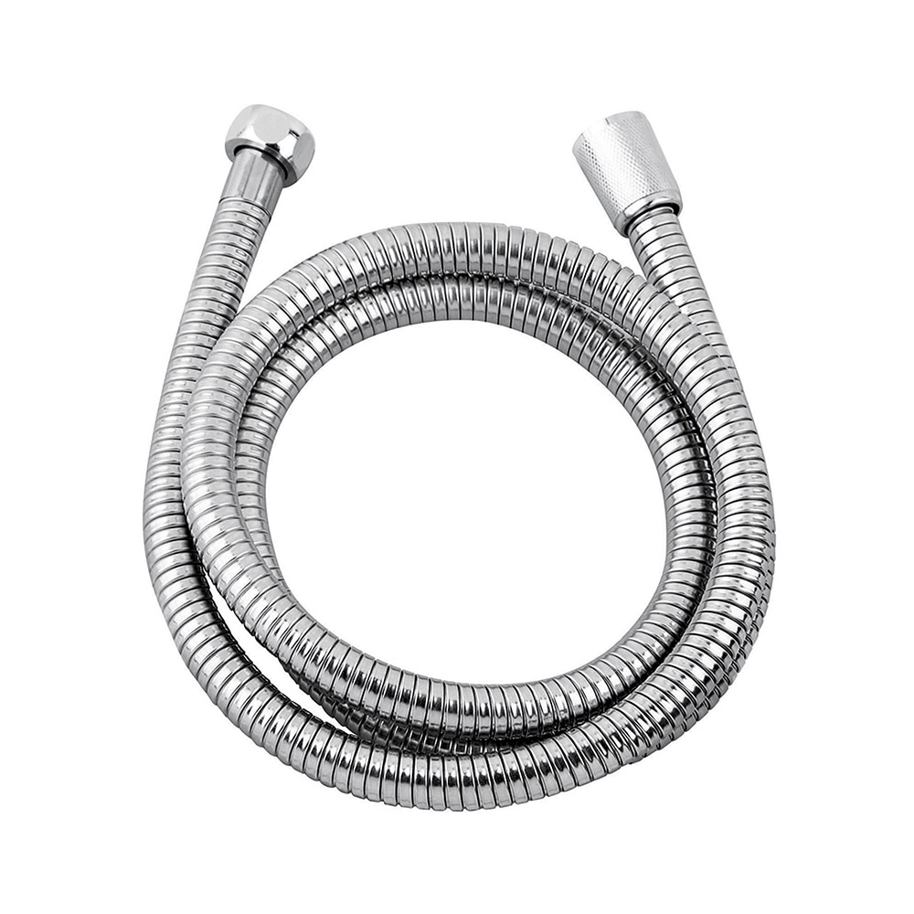 Mangueira de chuveiro de aço inox. 2m cor cromada (embalada) edm