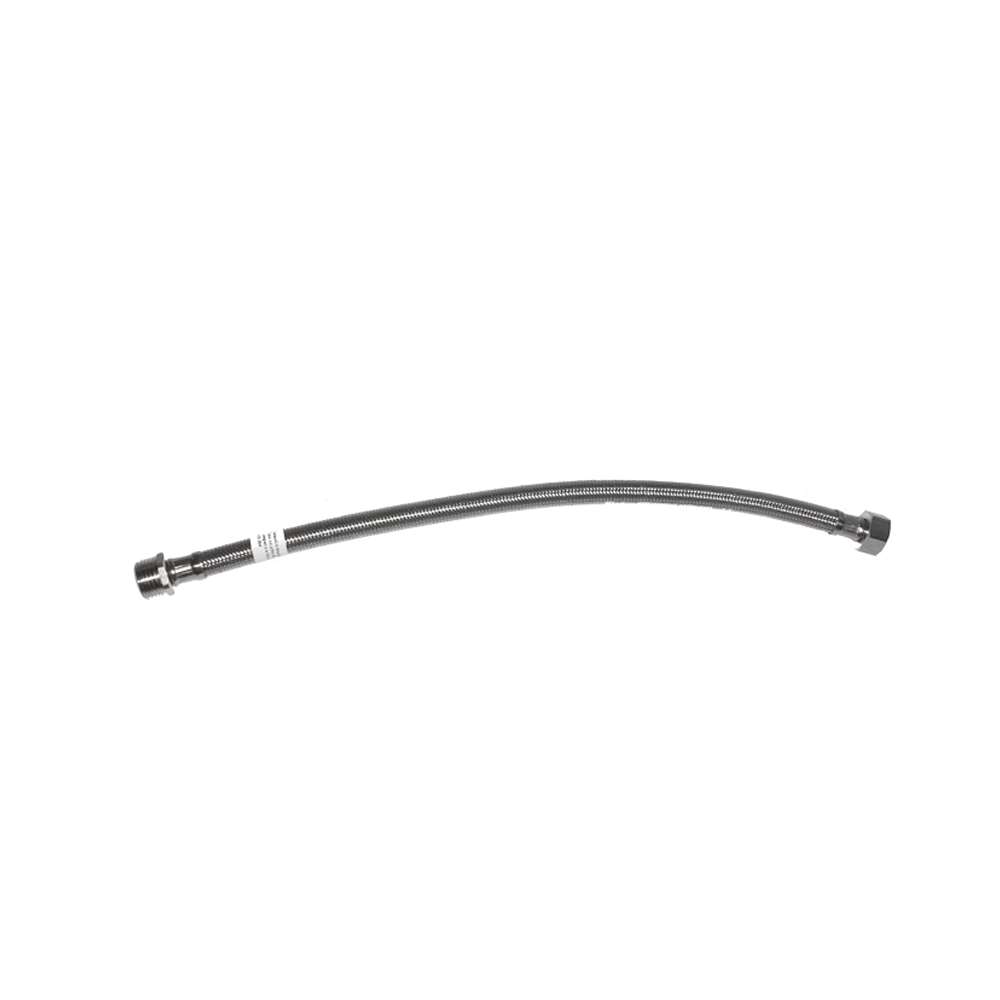 Tubo de água flexível para conexão inox m-f 1/2-1/2 25cm