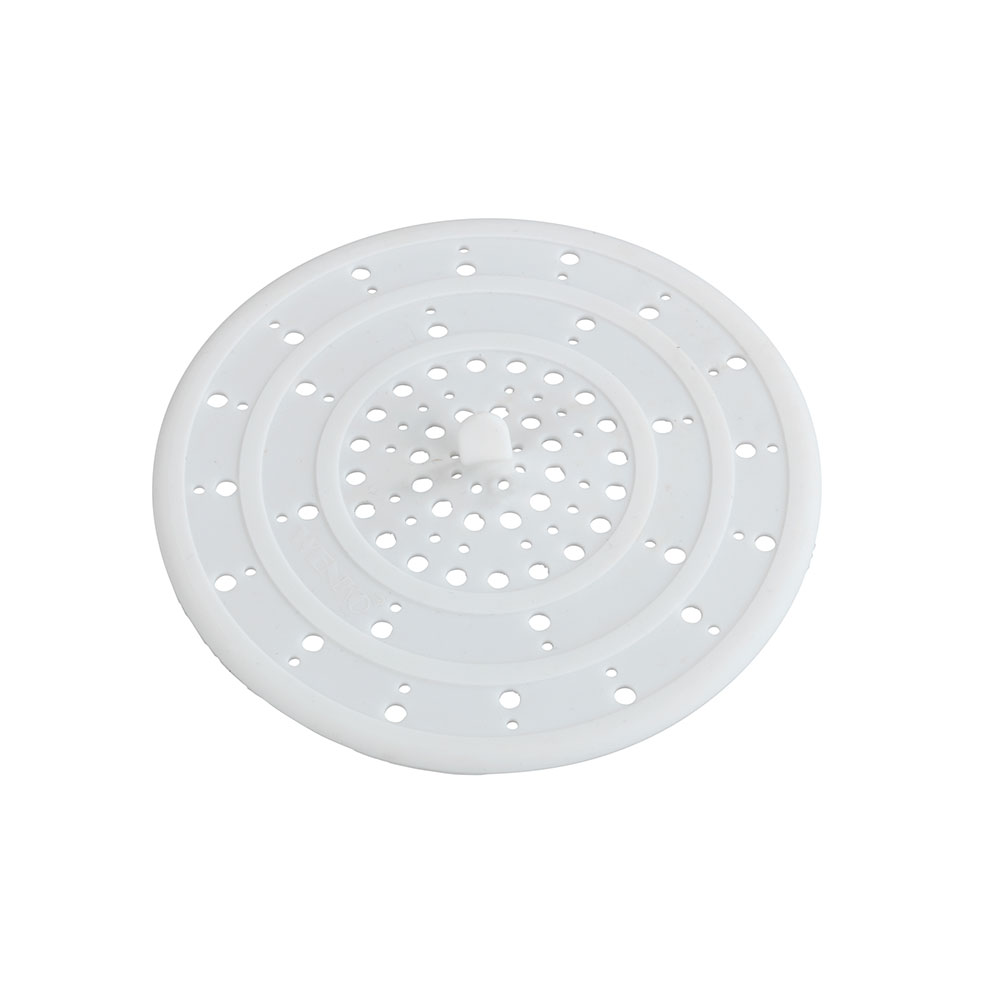 Filtro de silicone para ralo sava  branco 8183100 wenko
