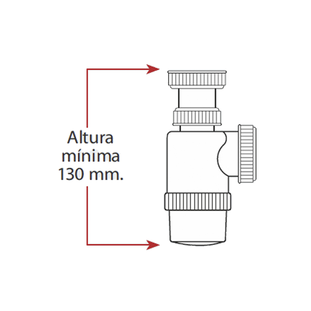 Mini sifão garrafa extensível