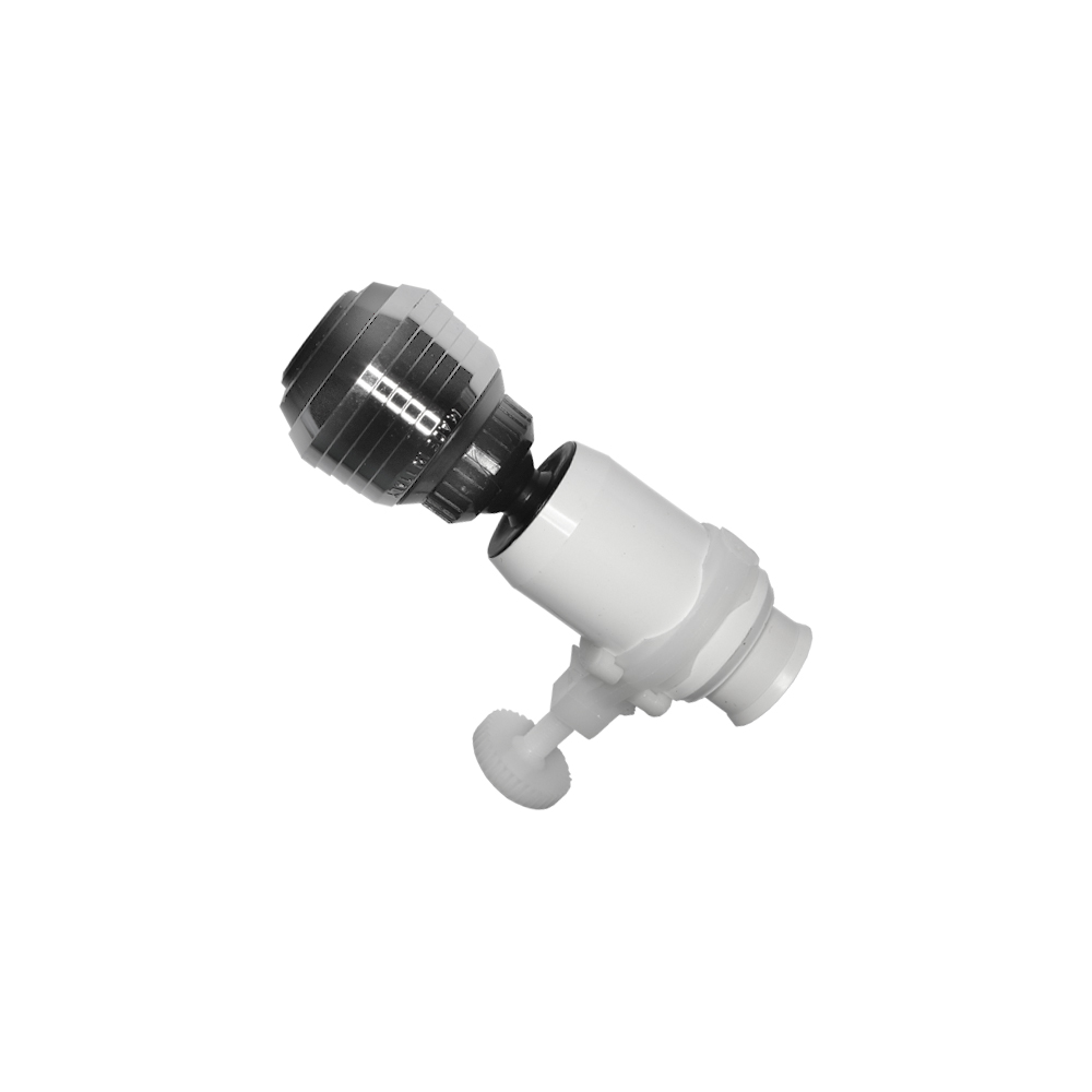 Emulsor_duche oriental para torneiras sem rosca 8cm com abraçadeira (embalado)