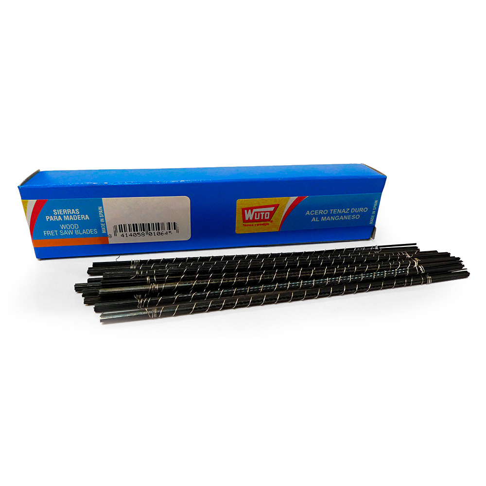 Serra marchetaria para madeira  2/13cm 30tpi (caixa 144 serras) wuto