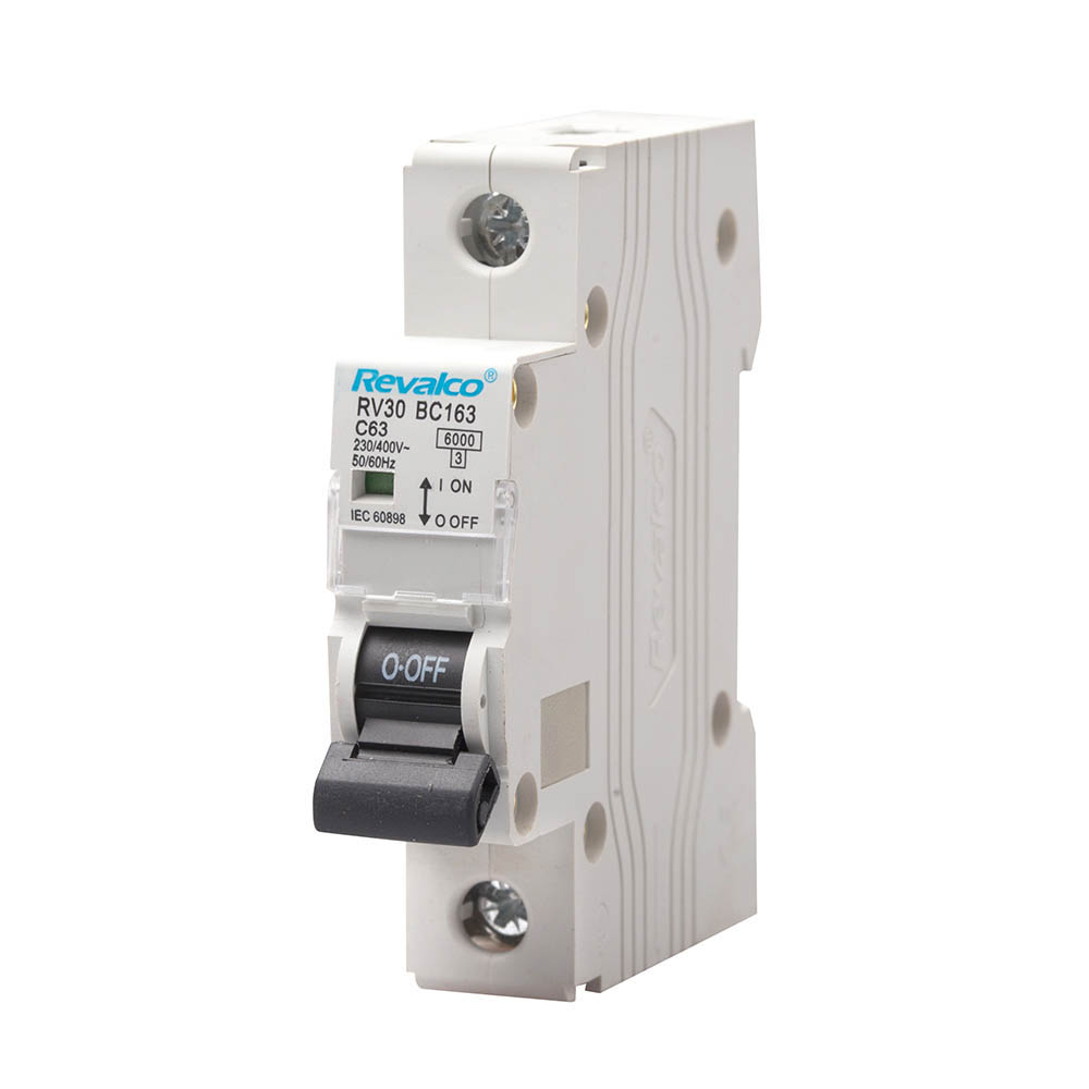 Disjuntor magnetotérmico revalco 1 polo 16a c 6ka resid/terciário