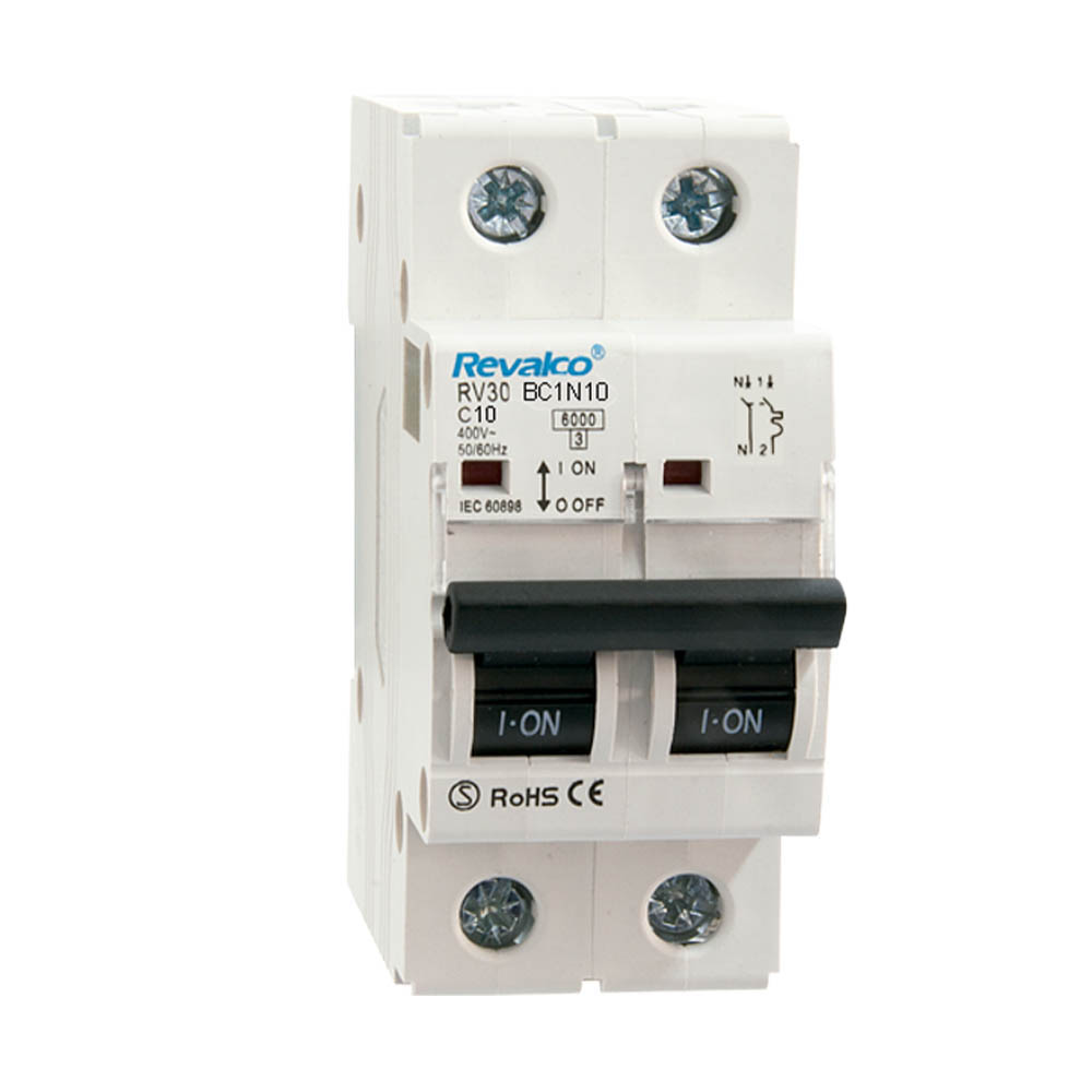 Disjuntor magnetotérmico revalco 1 polo+neutro 16a