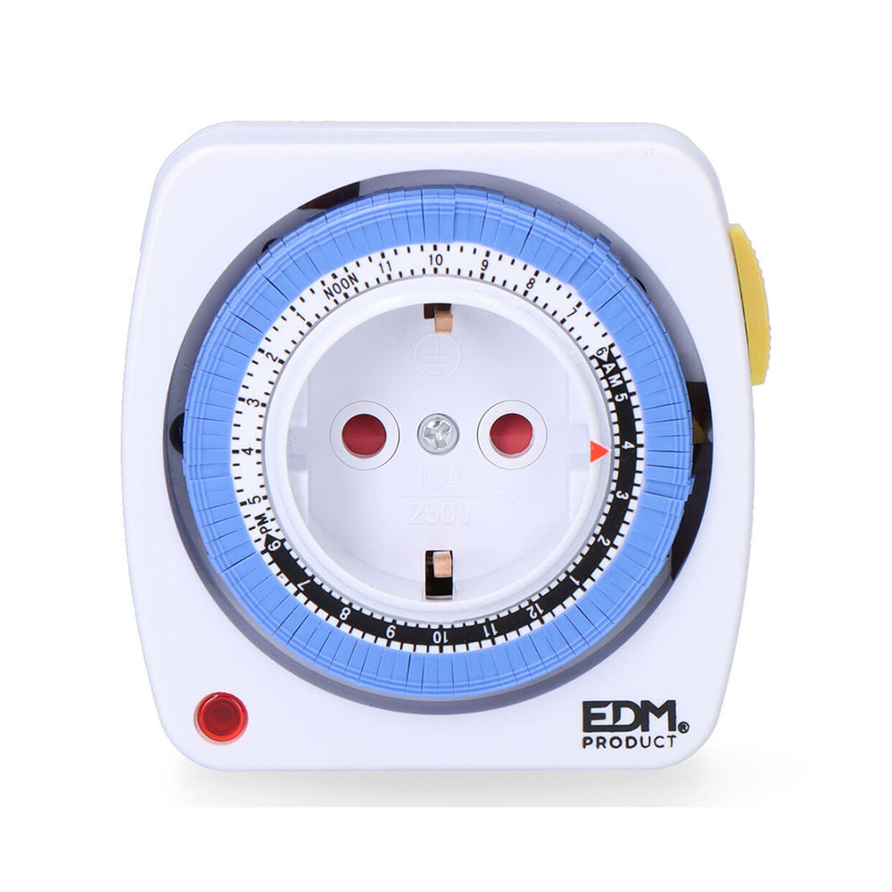 Programador diário compacto econômico 250v 16a edm
