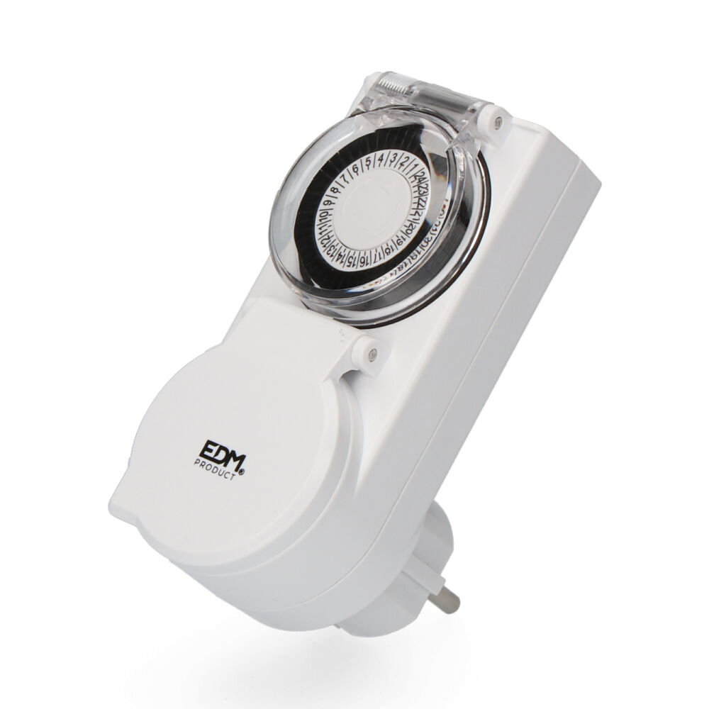 Programador 24 horas mecânico ip44 230v 50hz 16a edm