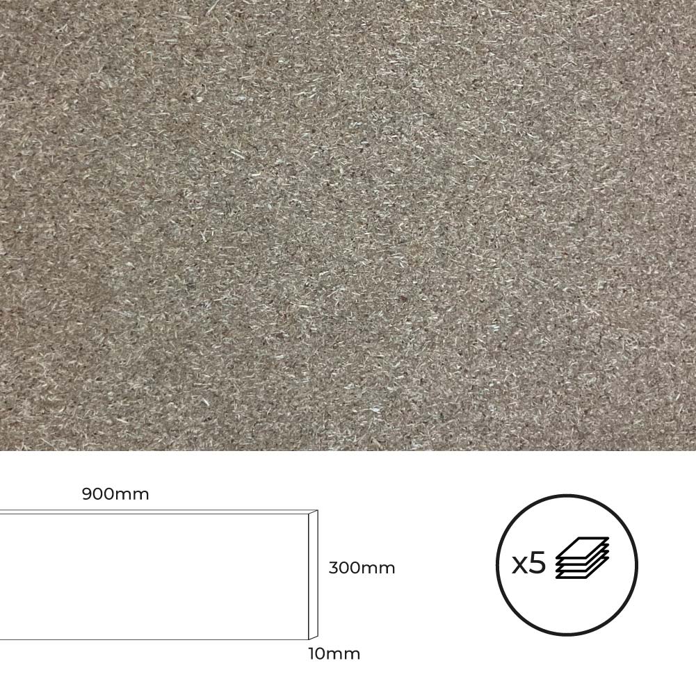 Kit 5 placas de aglomerado 900x300x10mm. bertini
