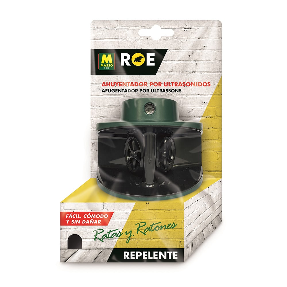 Roe repelente ultrassom ratos e ratazanas 231660 masso