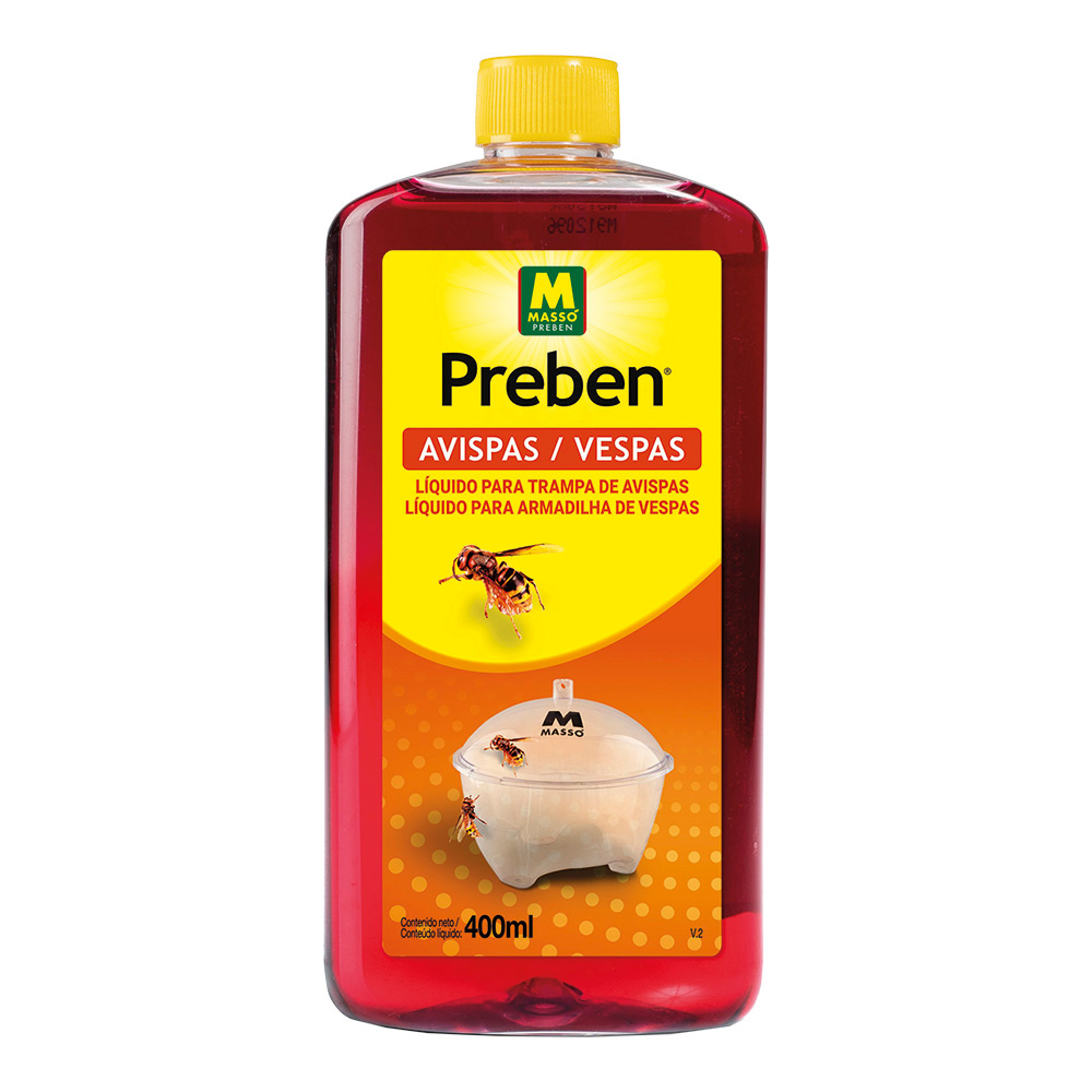Armadilha atrativa para vespas preben 400ml preben 231183 massó