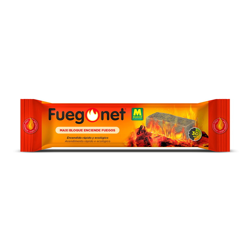 Maxi-bloco encende fogos fuegonet masso 10 5x4 5x4cm
