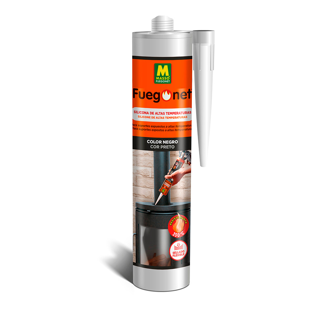 Silicone refractario 300ml fuegonet masso