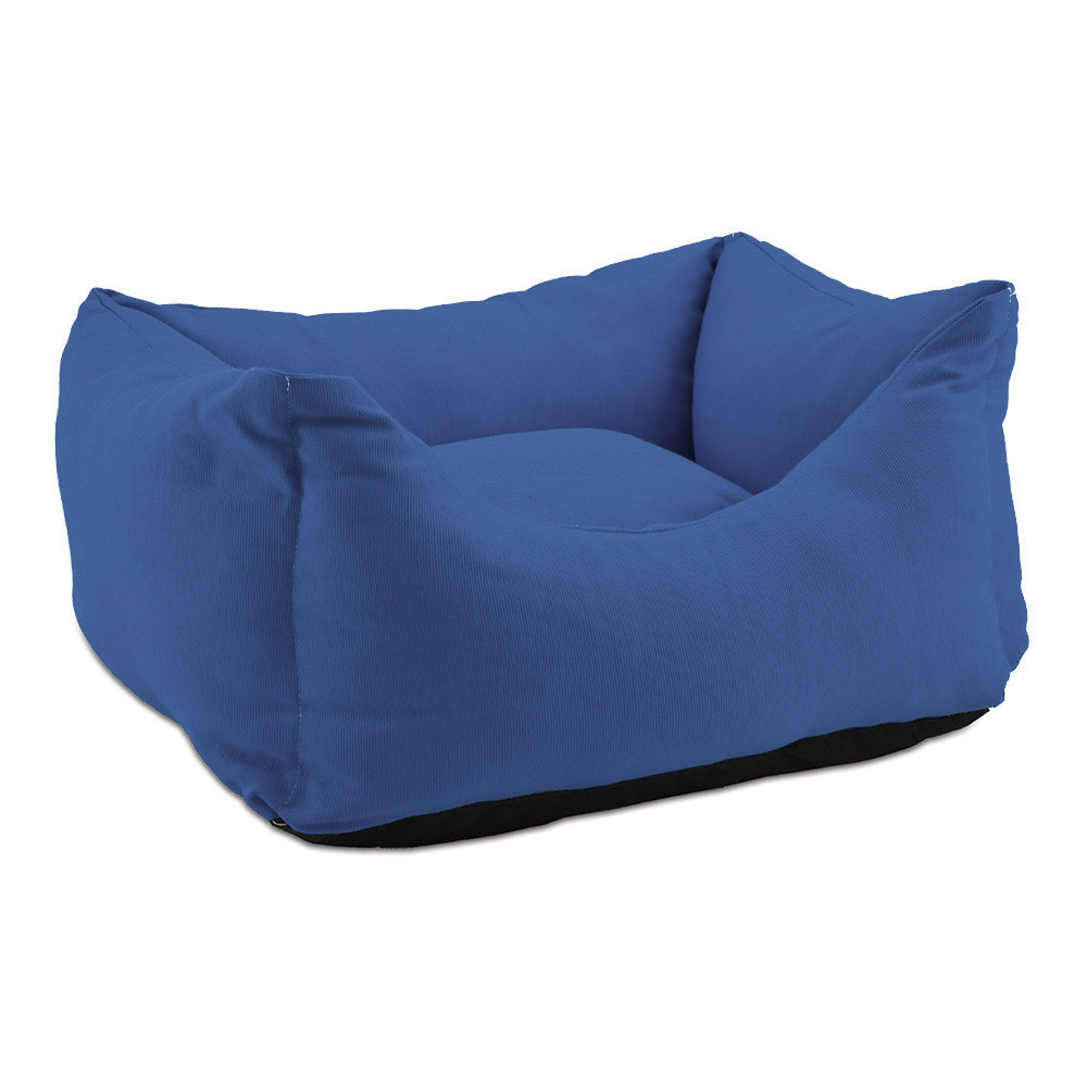 Cama quadrada azul 76x60x21cm nayeco