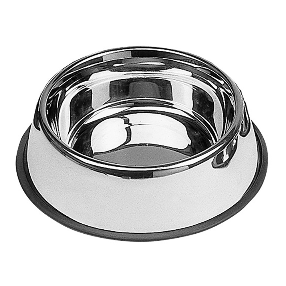 Comedouro aço inox.antideslizante 0 9l 26cm nayeco