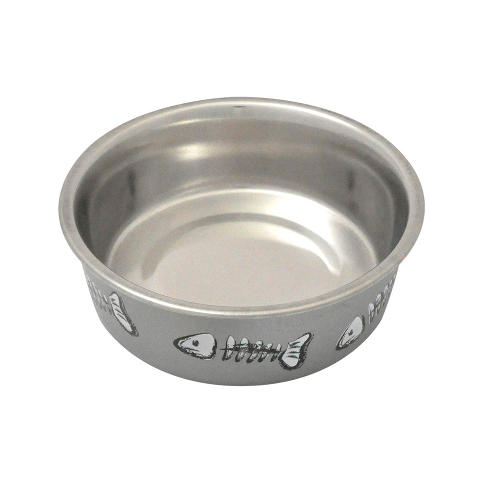 Ult. unidades comedouro gato baltic 12cm -300ml cinzento nayeco
