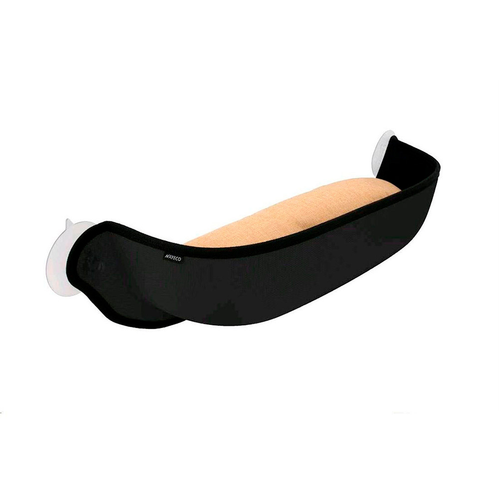 Cama gato com ventosa para janela cor preto 65x18x25cm nayeco