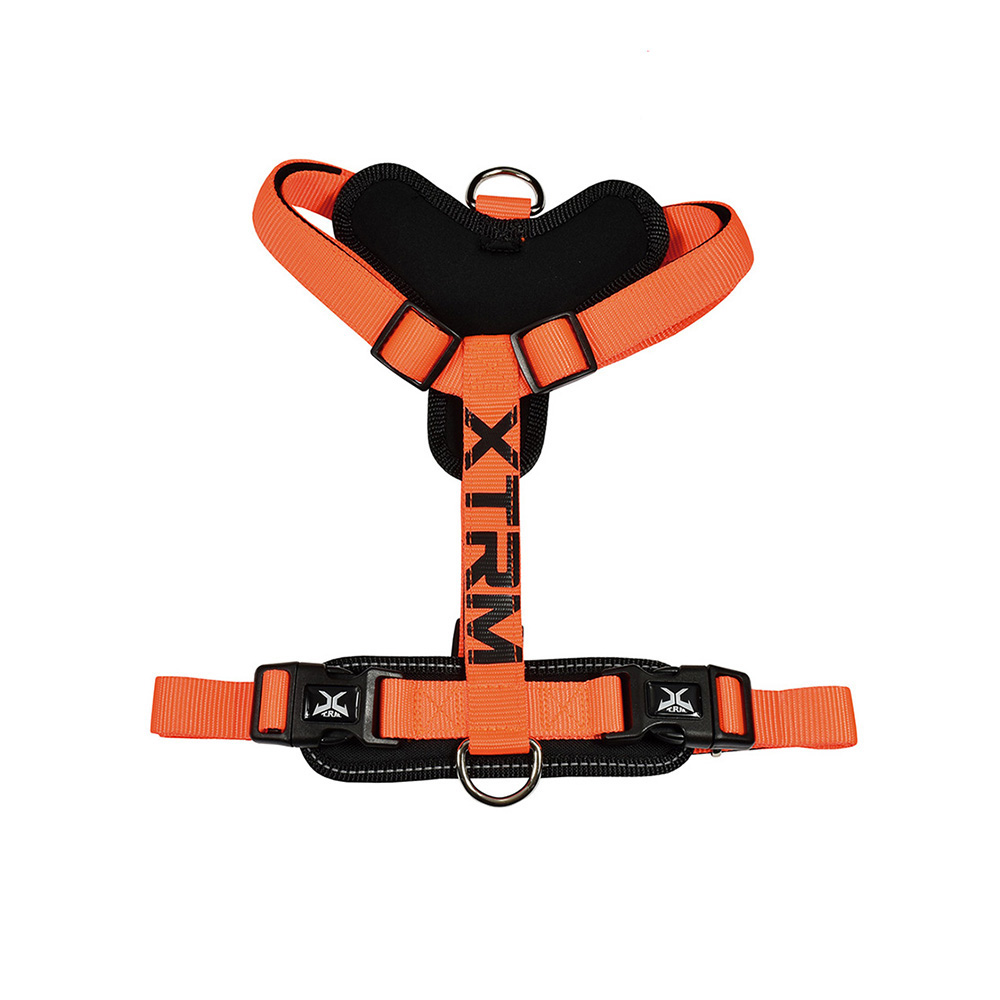 Ult. unidades arnês x-trm cronos neon flash 60-100x2.5cm laranja nayeco