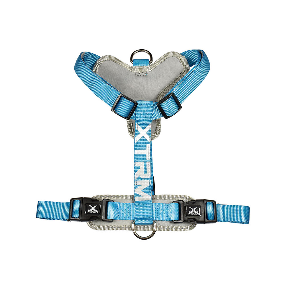 Arnês x-trm cronos neon flash 35-60x1.5cm azul nayeco
