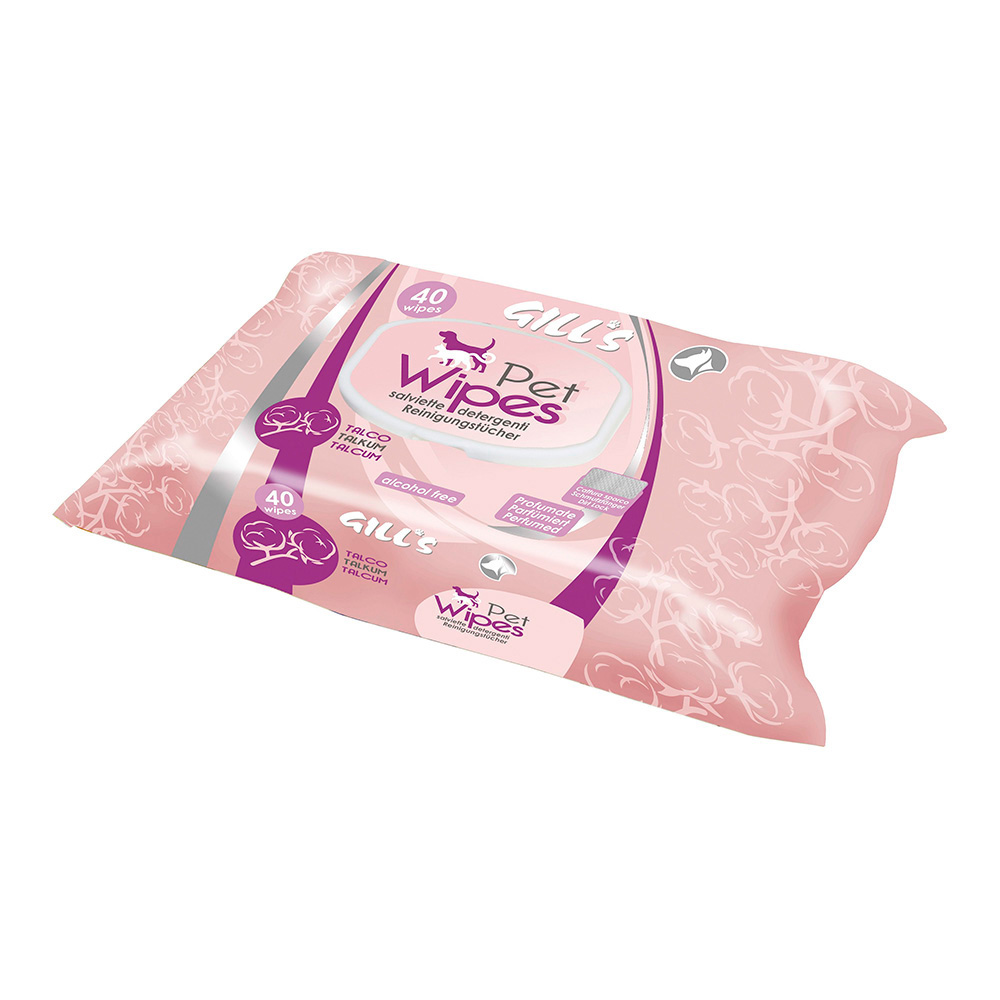 Toalhitas xl fragancia talco 40unidades (30x20cm) gill s