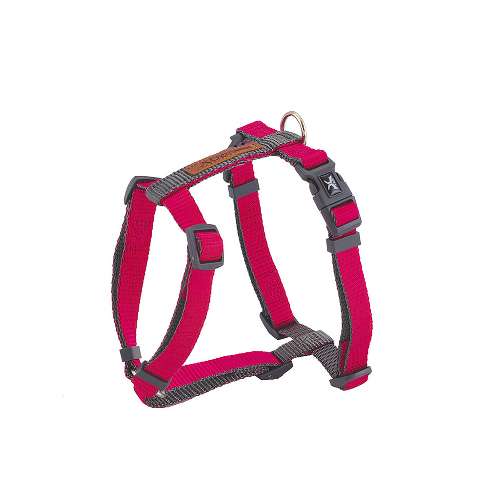 Ult. unidades arnês fucsia-cinzento forest-british x-trm double premium 45-75 x 2 cm nayeco