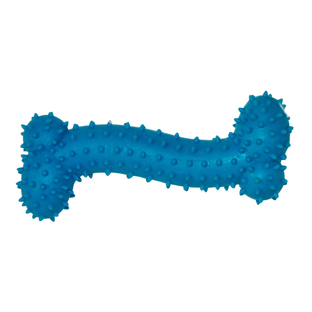 Mini osso de borracha com picos 11cm nayeco