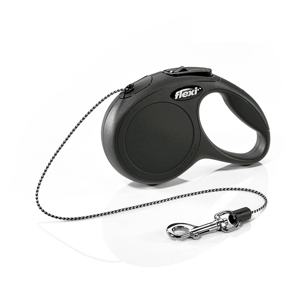 Flexi classic cat cordão especial gatos cor preto nayeco