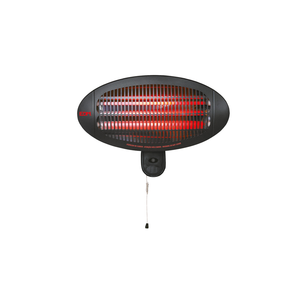 Aquecedor exterior de quartzo 650-1300-2000w edm