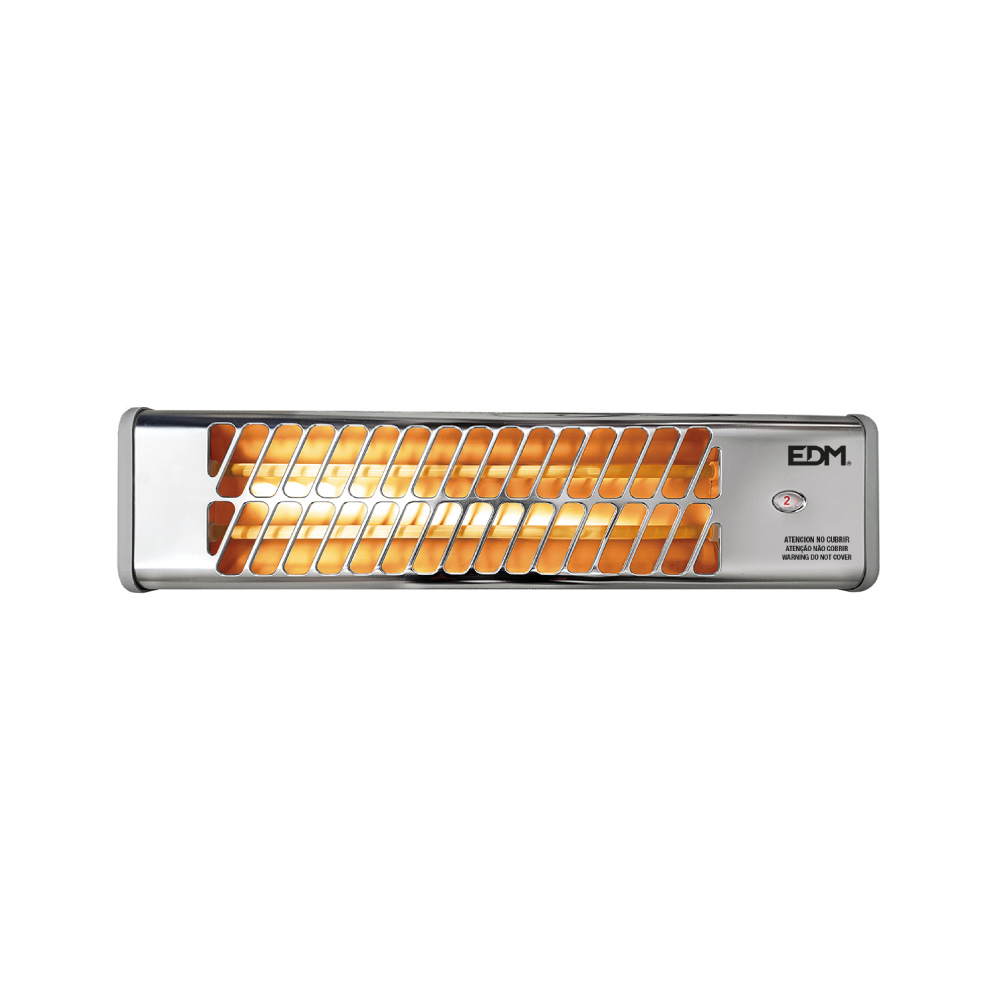 Aquecedor para casa de banho modelo cromo 400-800w orientável edm