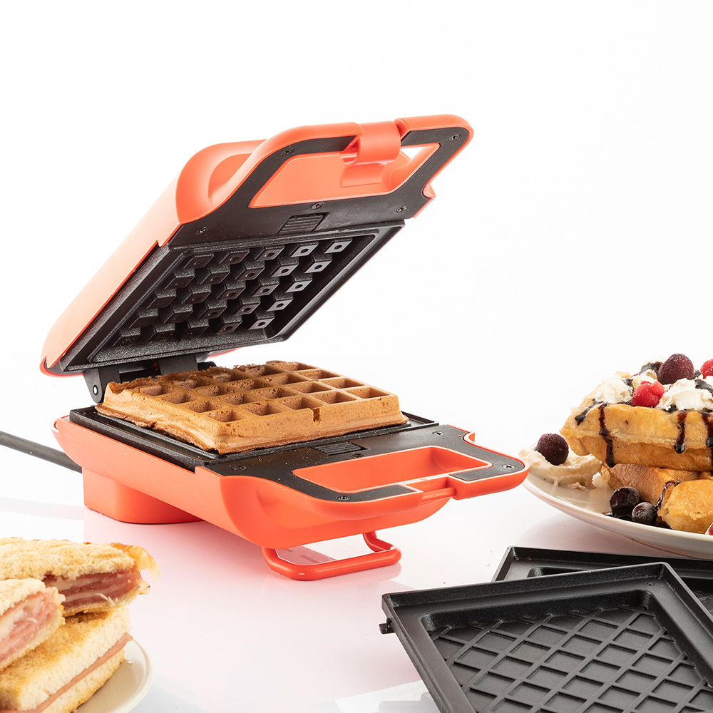Máquina de waffles/tostas 2 em 1  600w v0103346 innovagoods