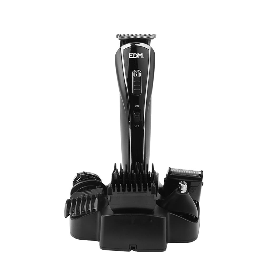 Set maquina de aparar pelo 5 em 1 recarregavel 10w 4 5x18x4 2cm edm
