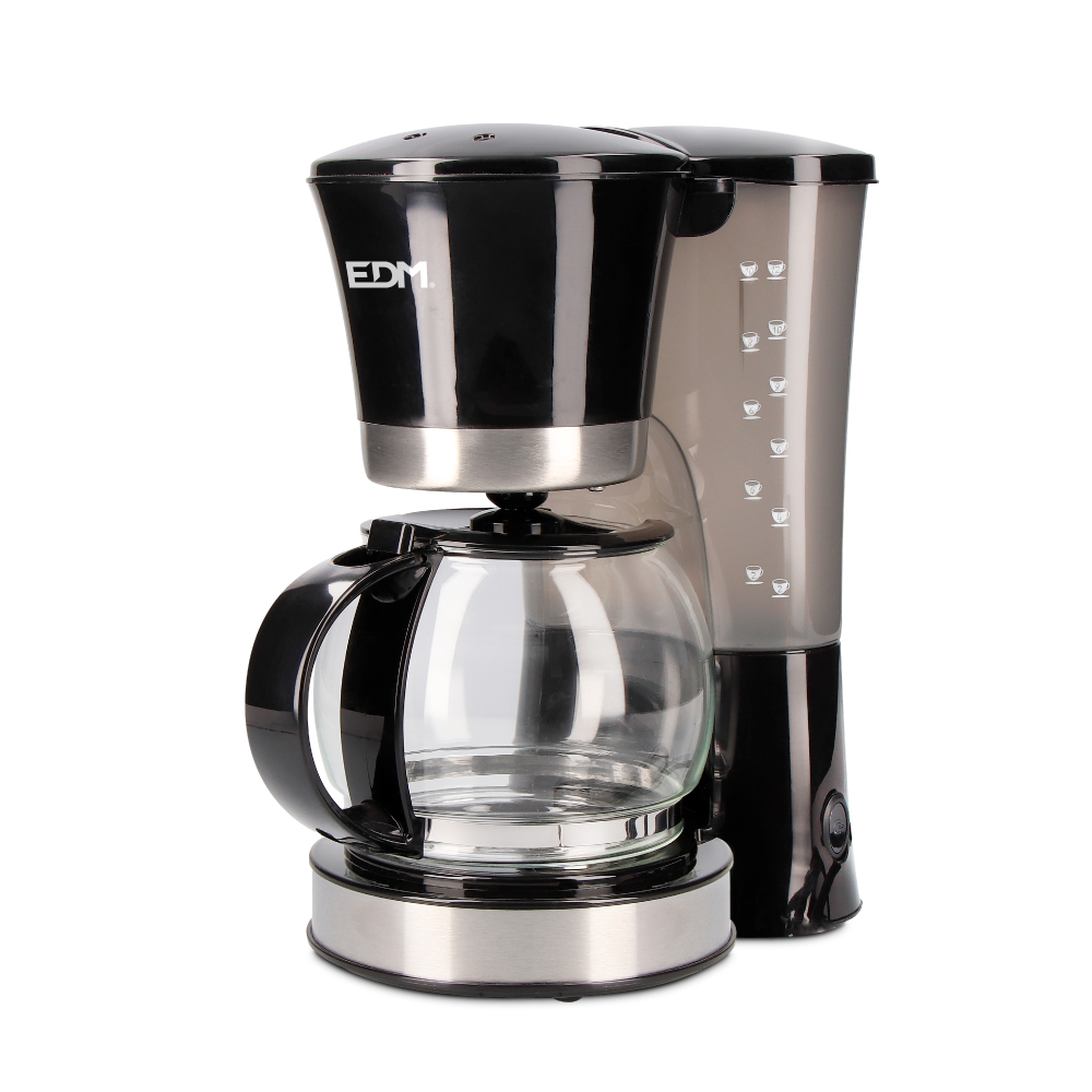 Cafeteira de filtro 12 taças 800w 16x23 5x29 5cm edm