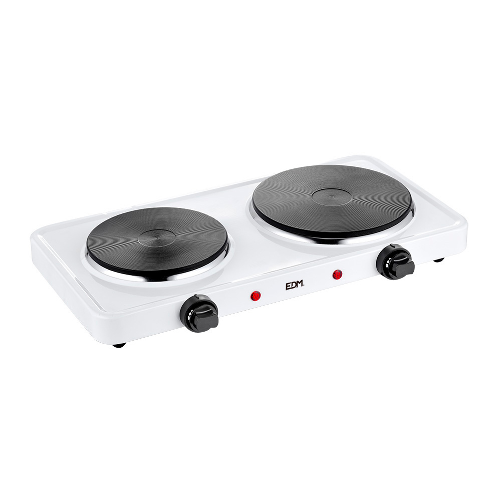 Cozinha elétrica 2 fogos 1000-1500w 46x24x7 5cm edm