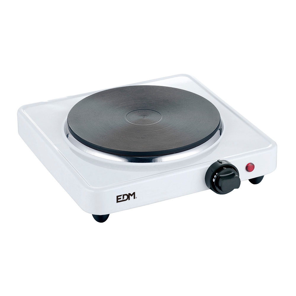 Placa elétrica 1 fogo 1500w 25x25x7 5cm edm