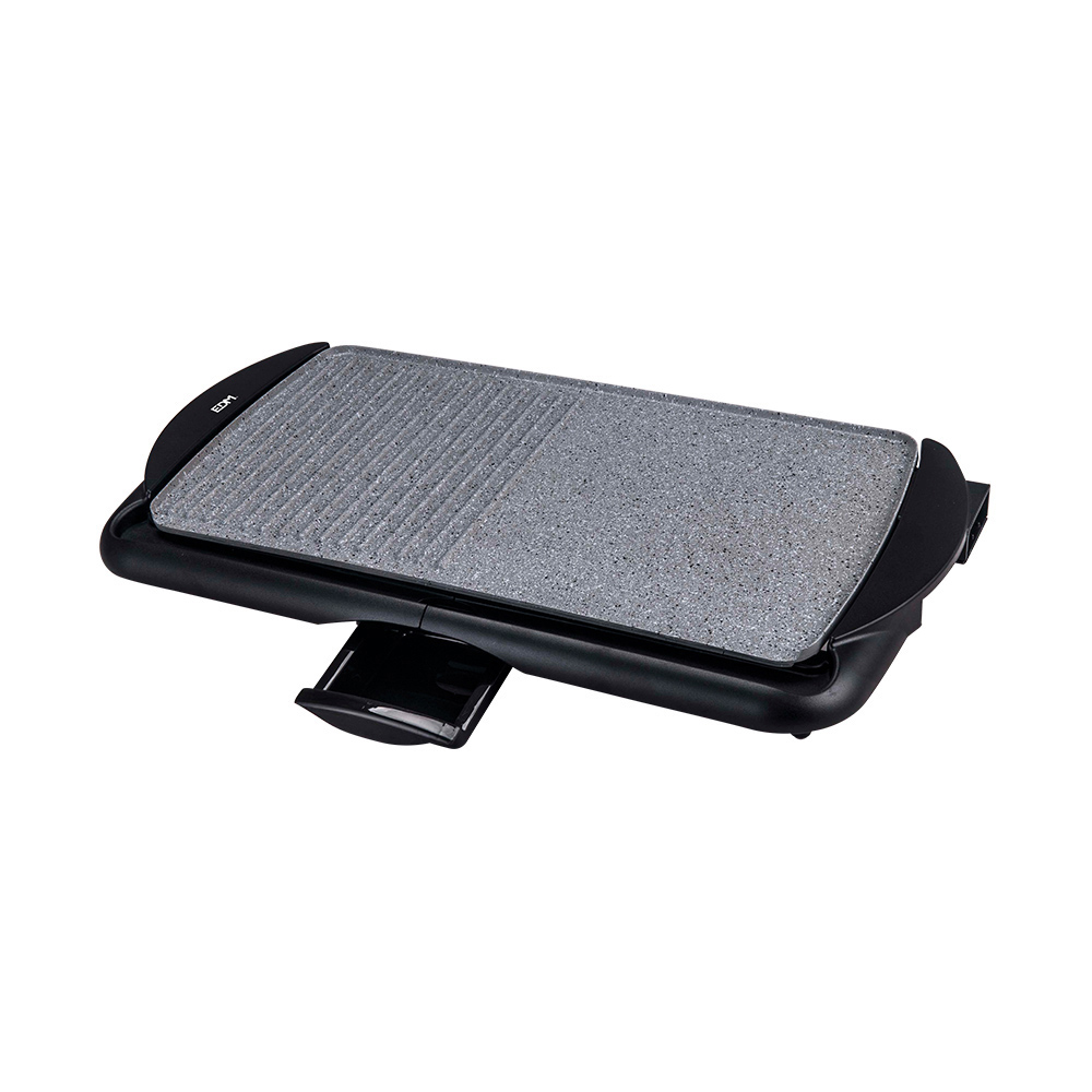 Grelhador superficíe efeito mármore 2000w 61 5x31x8cm edm