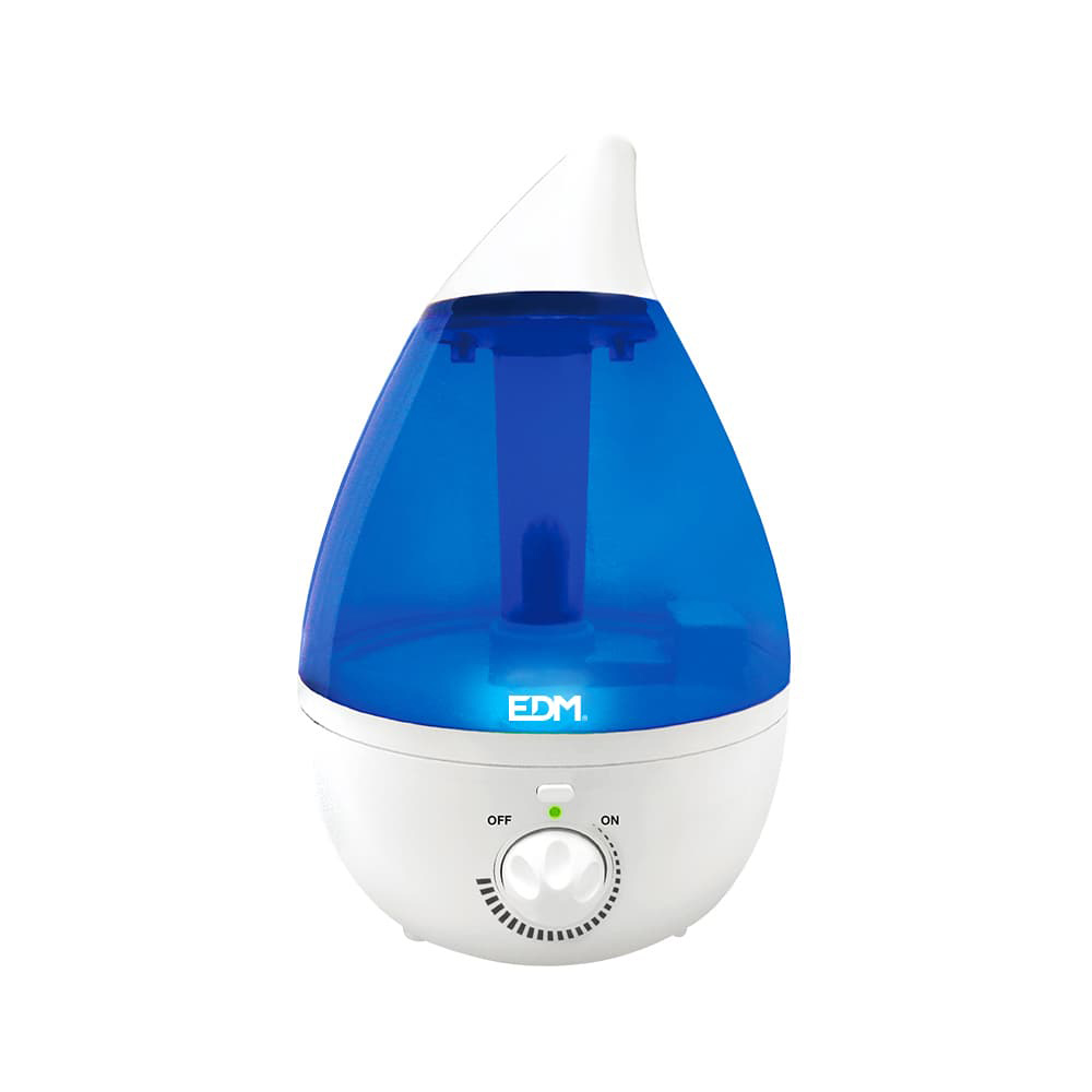 Vaporizador/humidificador de ambiente 25w 3 5 l. ø23x34cm edm