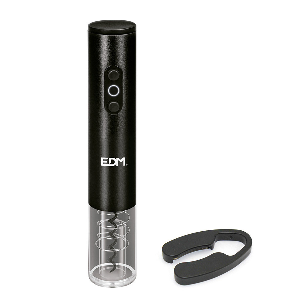 Abridor elétrico para garrafas de vinho 4xaa (não incluídas) edm