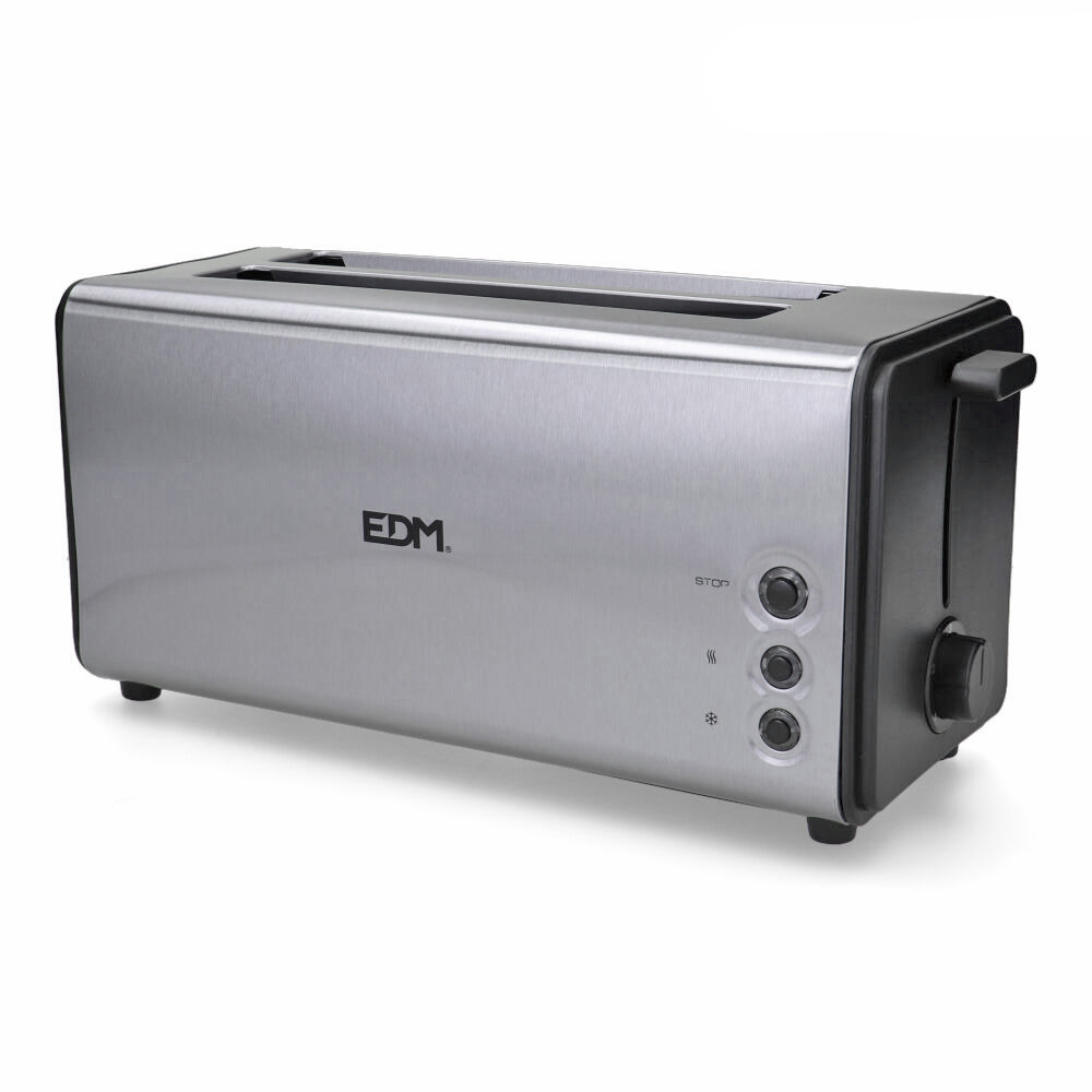 Torradeira dupla longa slot chrome 1400w 37x15 5x18 5cm edm