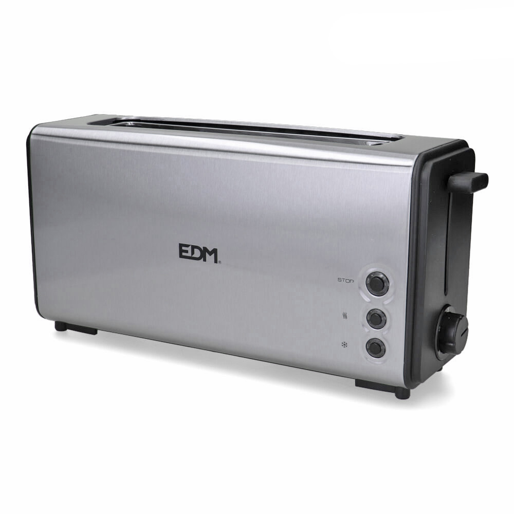 Torradeira long ranula cromada 1050w 37x11 5x19cm edm