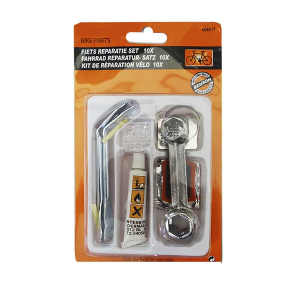 Kit básico reparação rodas bicicleta 10 peças xqmax