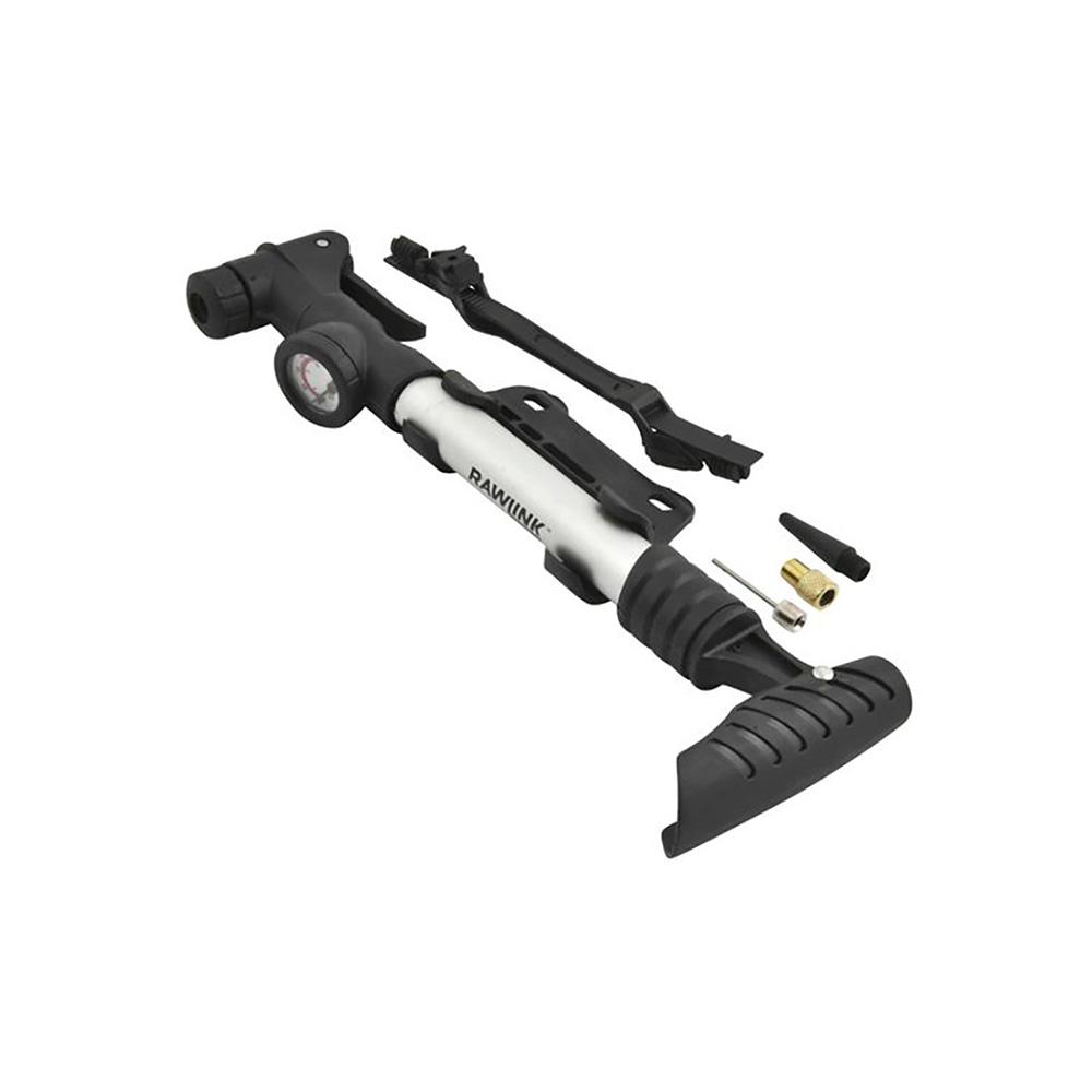 Mini bomba de ar para biciclete com manómetro