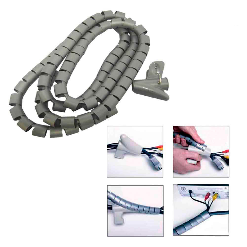 Organizador de cabos 2mts /25mm edm