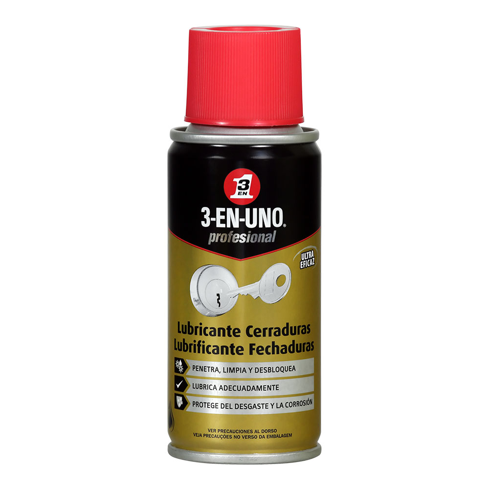 Lubrificante para fechaduras 100ml 34463 3 em 1