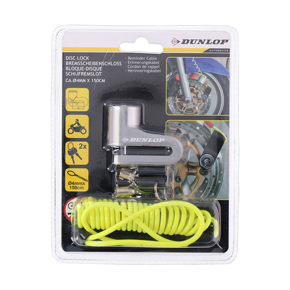 Cadeado para travão de disco 5mm dunlop