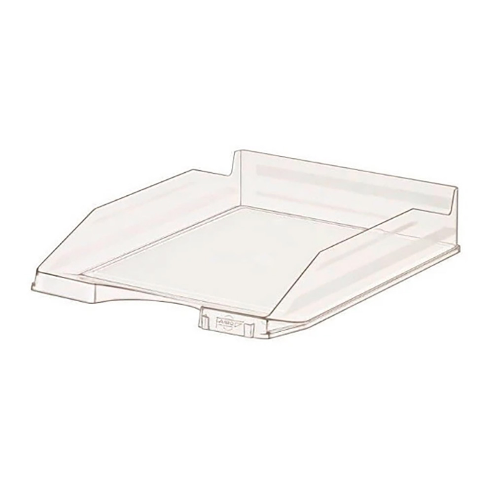 Tabela superior da mesa faibo 93 vidro empilhável 350x250x65mm