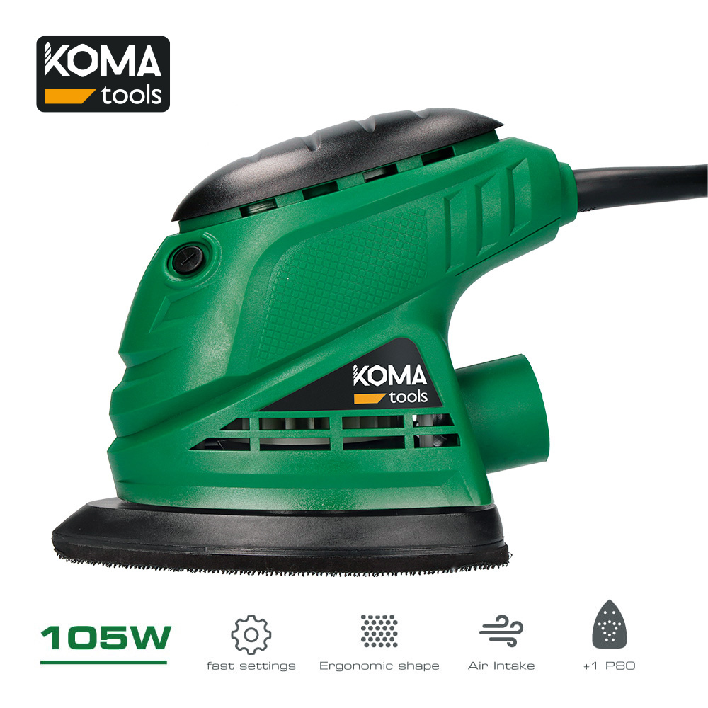 Lixadeira tipo mouse 105w 14 1x14 5cm koma tools