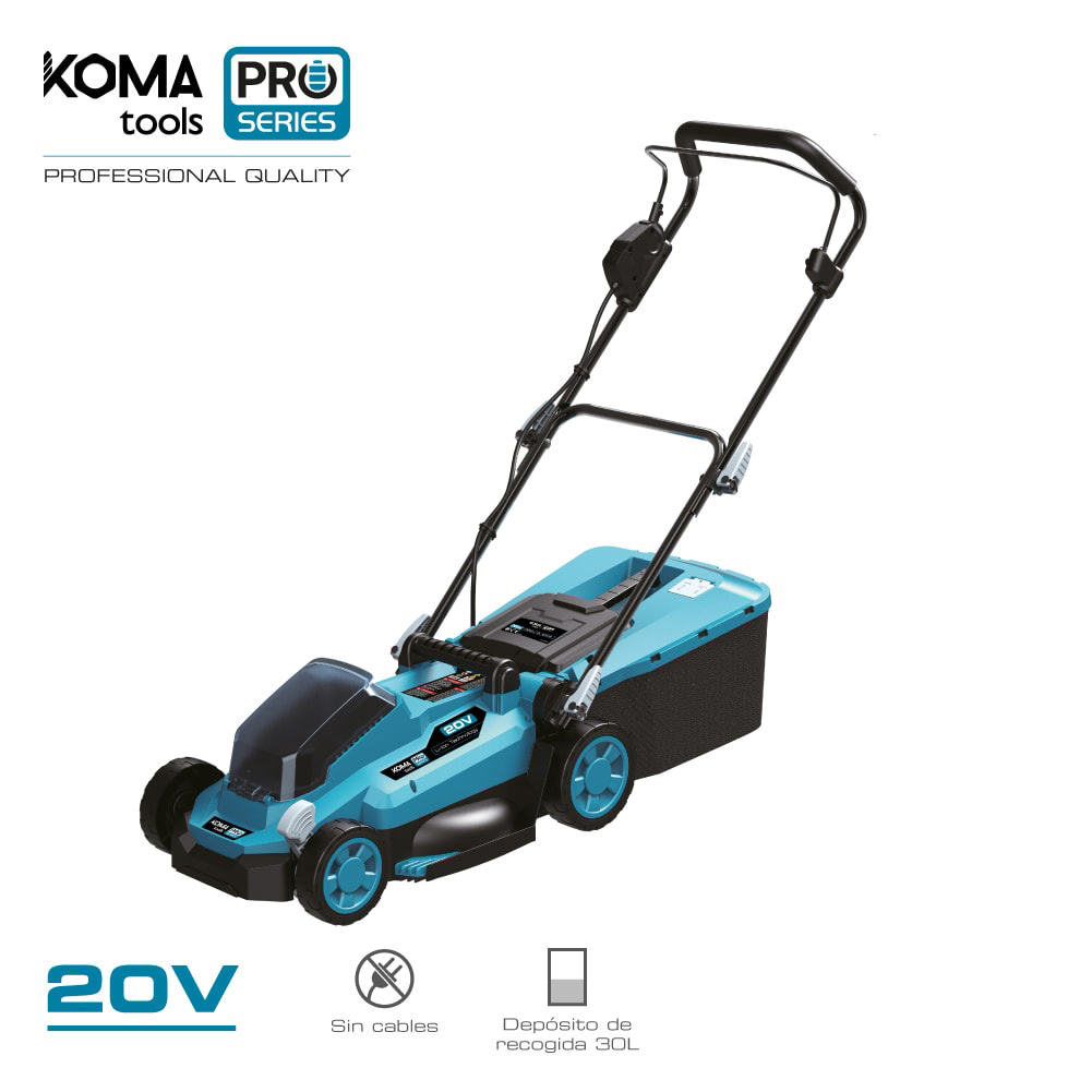 Cortador de relva 20v brushless (sem bateria e carregador) 97x93cm koma tools pro series battery