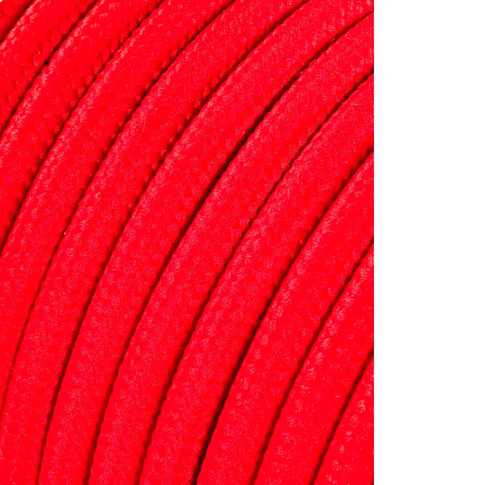 Cabo cordão tubular 2x0 75mm c62 vermelho 5m
