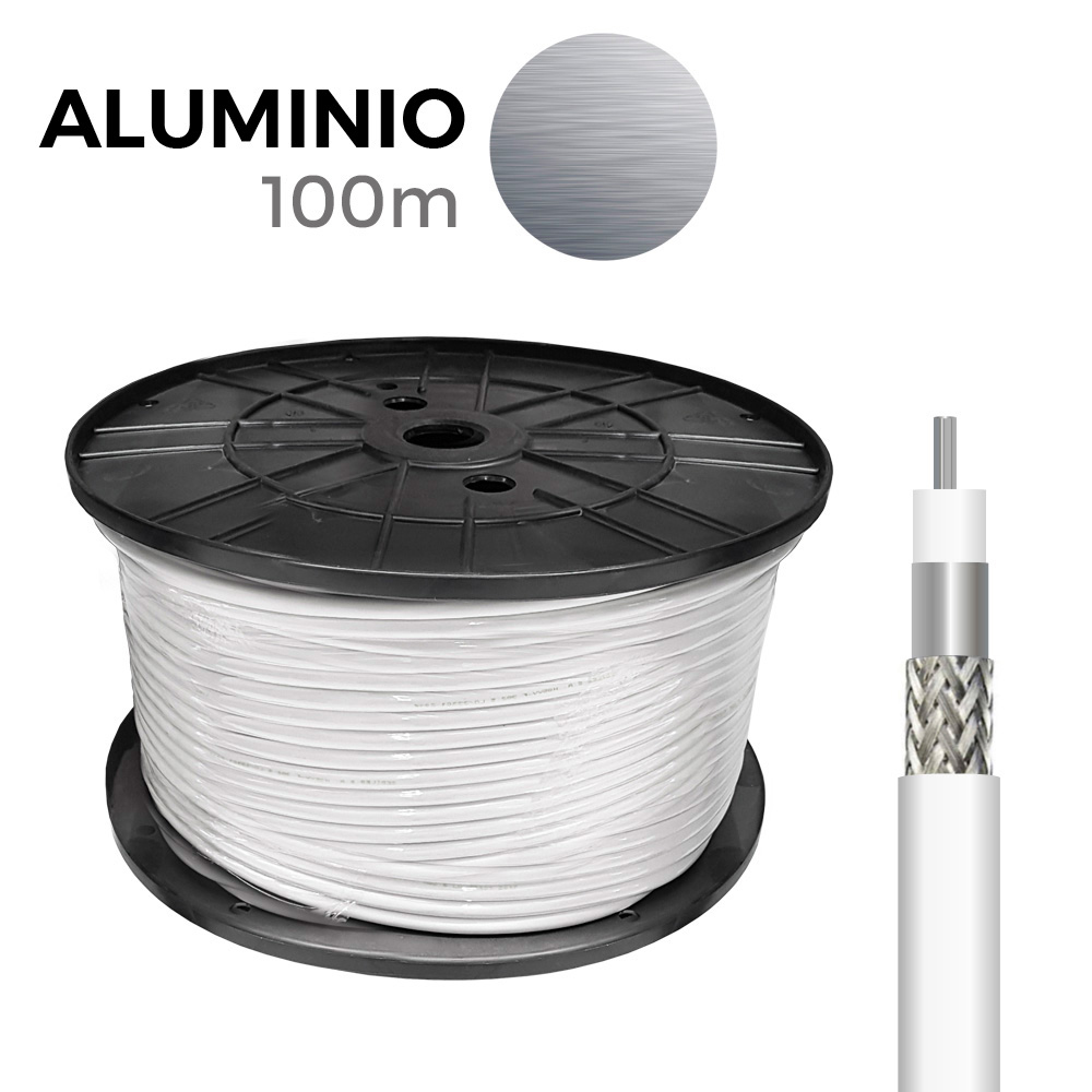 Cabo coaxial alumínio edm euro/mts