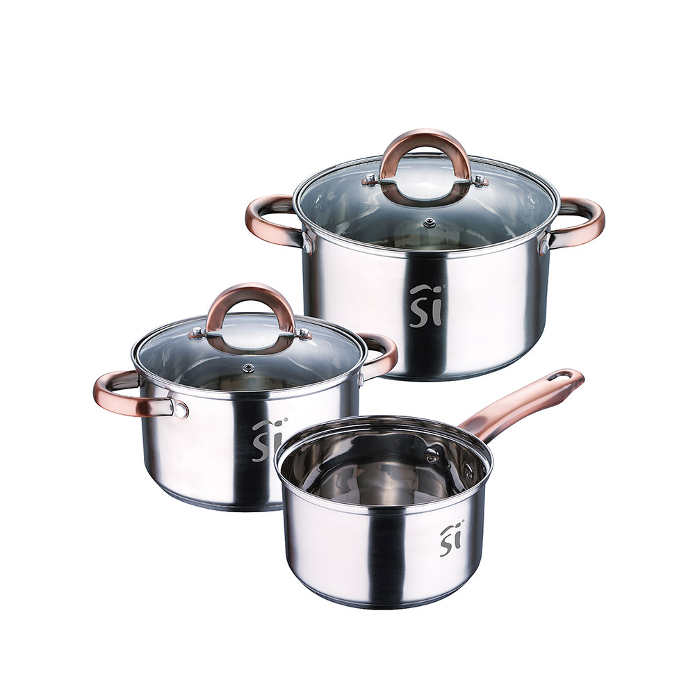 Trem de cozinha de 5 peças em inox ind onil sg8160 san ignacio