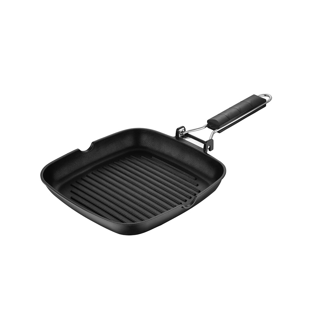 Frigideira grelha 24x24x3 7cm alumínio prensado ind expert sg1101 san ignacio