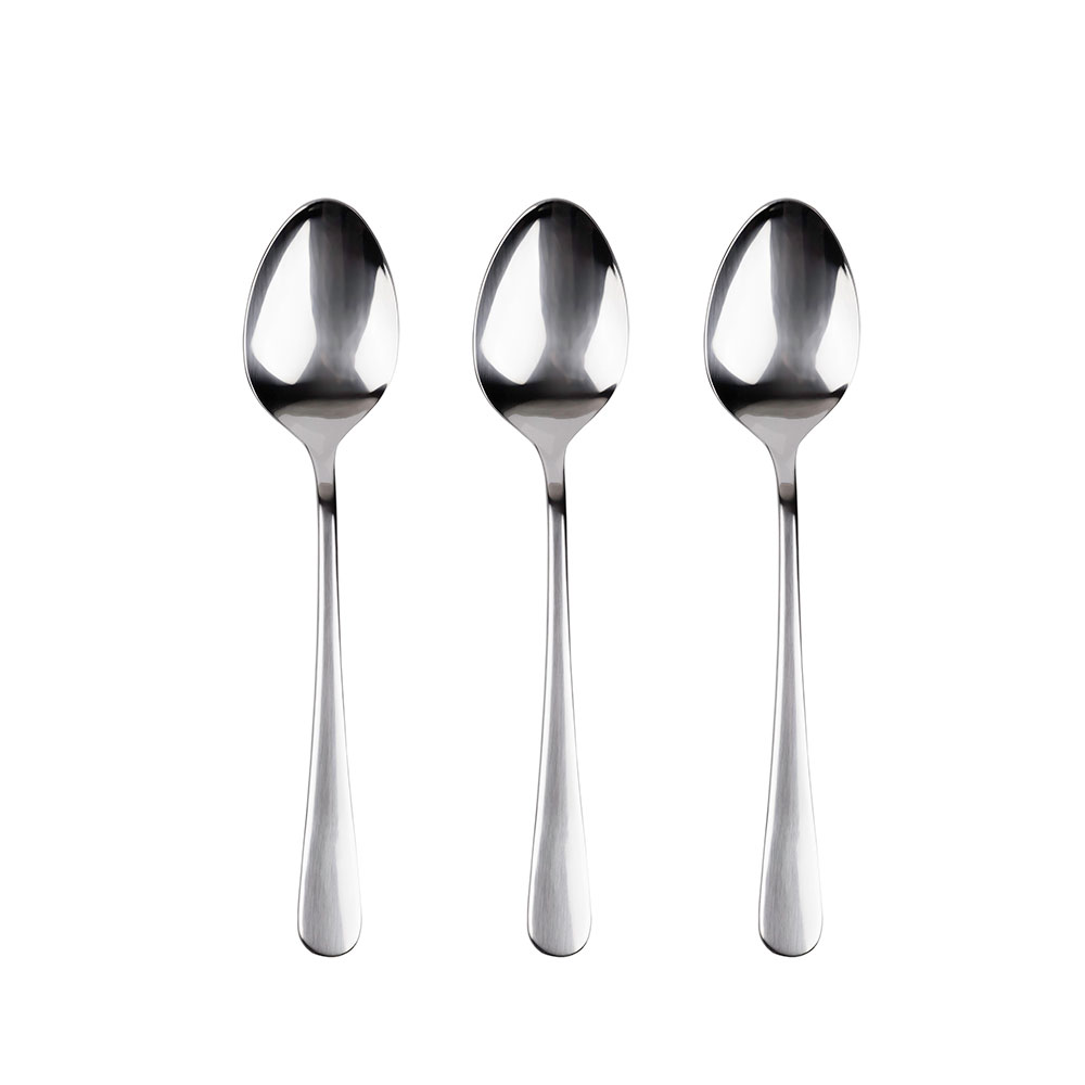 Kit 3 unid. colher inox. reciclado brilho natur sg7767 san ignacio